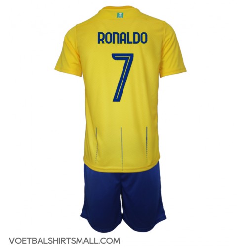 Al-Nassr Cristiano Ronaldo #7 Babykleding Thuisshirt Kinderen 2023-24 Korte Mouwen (+ korte broeken)